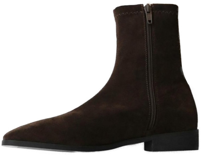 사뿐 루티니 스퀘어 삭스 앵클부츠 2.5cm