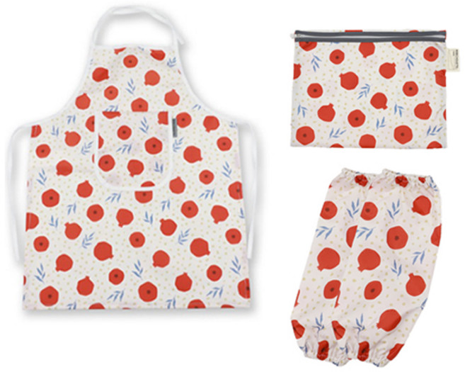 베베슈에뜨 패턴 앞치마 팔토시 파우치