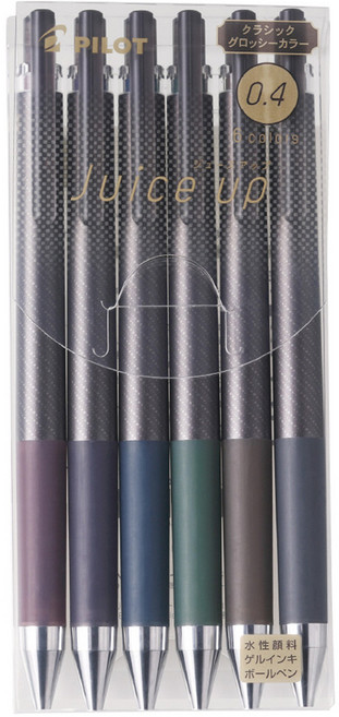 PILOT 百樂 Juice up 經典亮彩原子筆 0.4mm 6色組, 1套, 混合色
