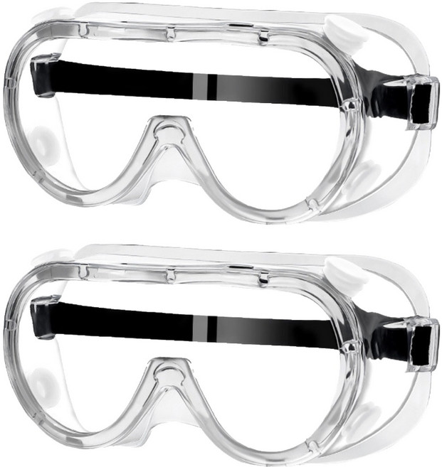 씨앤드 물놀이 스포츠 고글 송크란 물싸움용, 투명 고화질, 2개