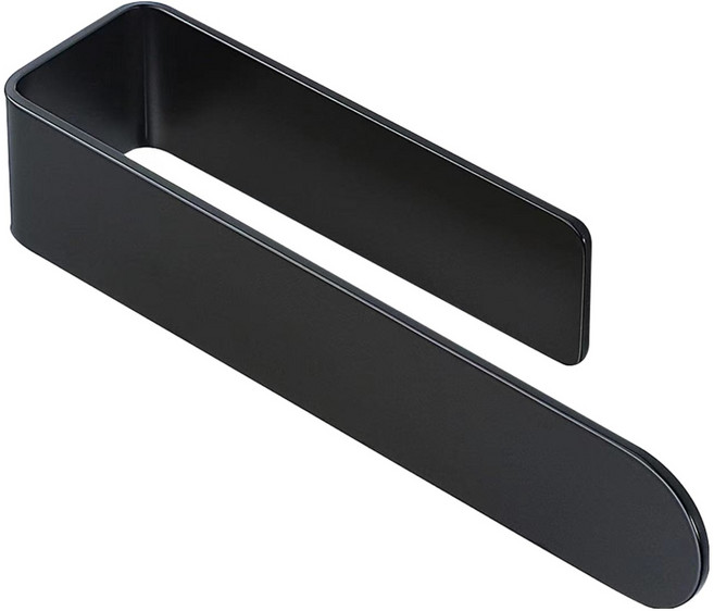 미누네 무타공 스텐 행주 수건 걸이, 블랙, 1개