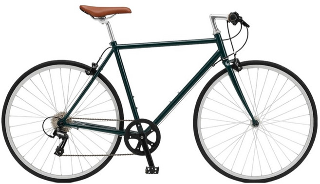 오투휠스 클리오 7 입문용 하이브리드 자전거 470 700C 방문설치, 그린, 1개, 168cm