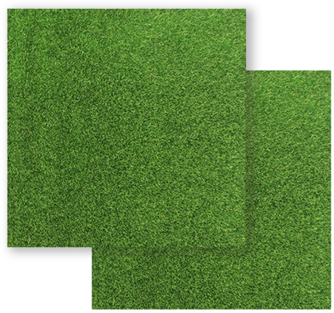 언더보스 테라리움 잔디 매트 15 x 15 cm, 2개