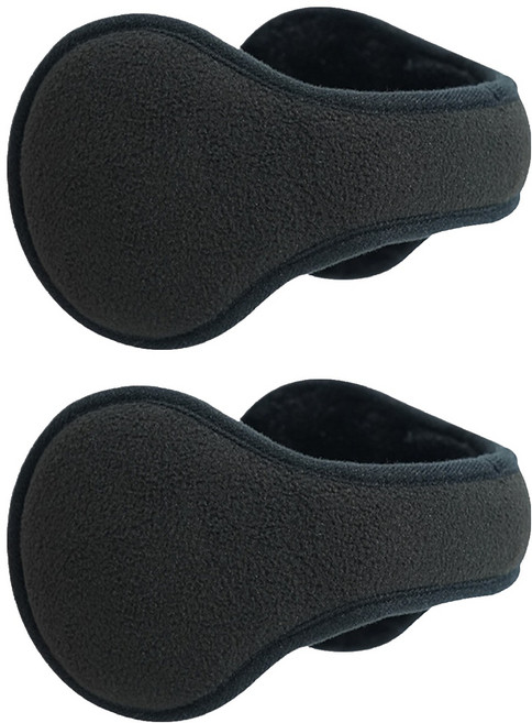 웰픽 스포츠 패셔너블한 보온귀마개, 블랙, 2개