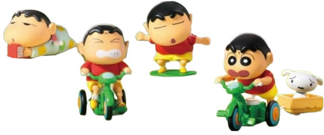 52TOYS 動感新生活系列 蠟筆小新 盲盒4件組, 1套