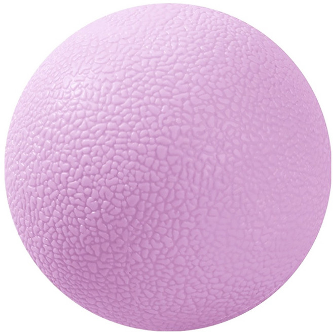 스포홀릭 싱글 TPE 마사지볼 라크로스볼, 연퍼플, 1개