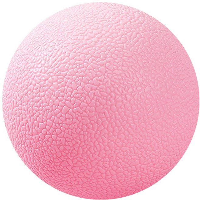 스포홀릭 싱글 TPE 마사지볼 라크로스볼, 연핑크, 1개