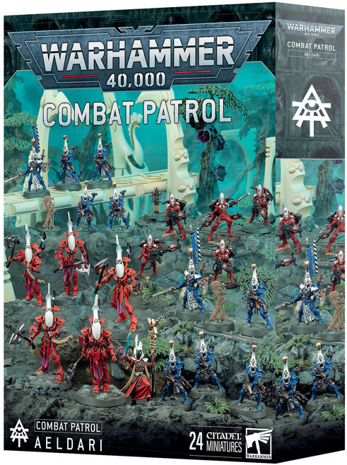 워해머 40000 피규어 컴뱃 패트롤 : 아엘다리 GW99120104097, 혼합색상, 1개