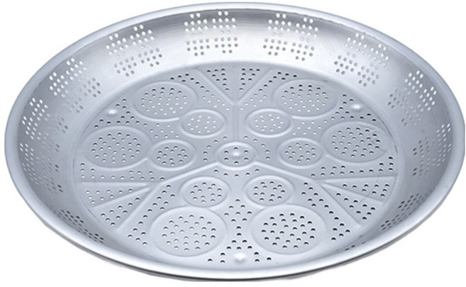 까사베니 알루미늄 타공 채반, 실버, 1개