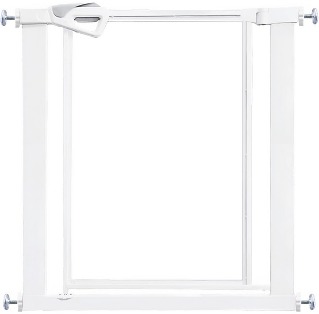 키워보리 강아지 투명 고성능 안전문 세트, 투명 + 화이트, 1세트