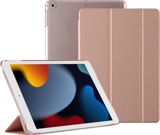 넥스캐시 스퀘어홀 공용 심플한 케이스, 로즈 골드, 1개