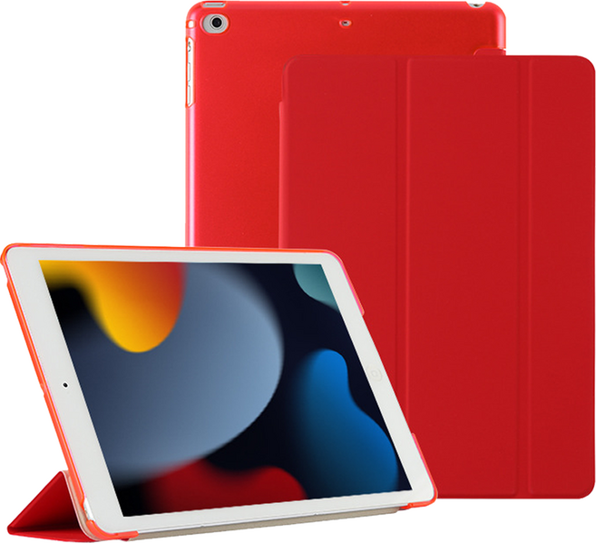 넥스캐시 스퀘어홀 공용 심플한 케이스, 진홍색, 1개