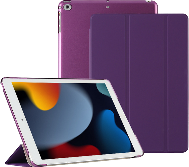 넥스캐시 스퀘어홀 공용 심플한 케이스, 자주색, 1개