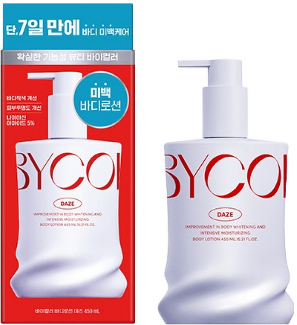 바이컬러 데즈 미백 바디로션, 1개, 450ml