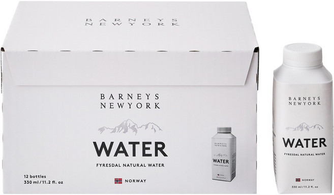 바니스뉴욕 노르웨이 퓌레스달 내추럴 워터, 330ml, 12개