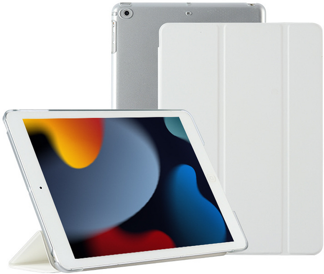 넥스캐시 스퀘어홀 공용 심플한 케이스, 흰색, 1개