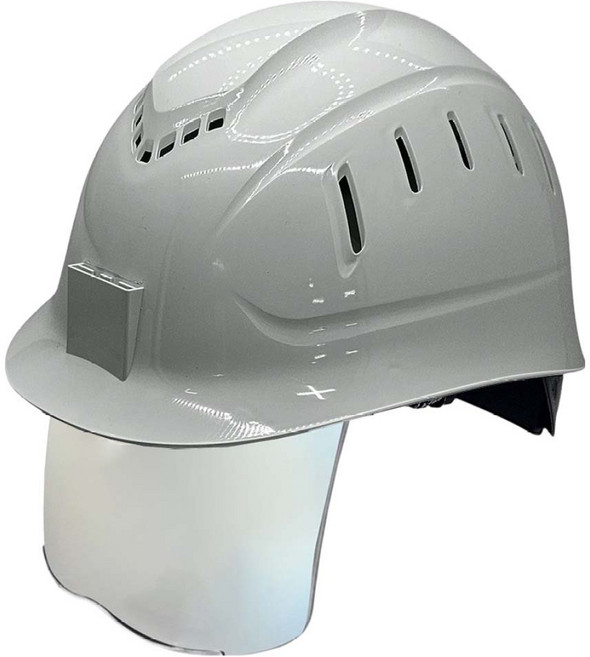 동명 일반창 실버미러보안경 경량통풍모, 그레이, 1개