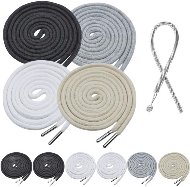 밝은리빙 다용도 후드바지 끈 10p 세트, 블랙, 그레이, 화이트, 아이보리, 1세트