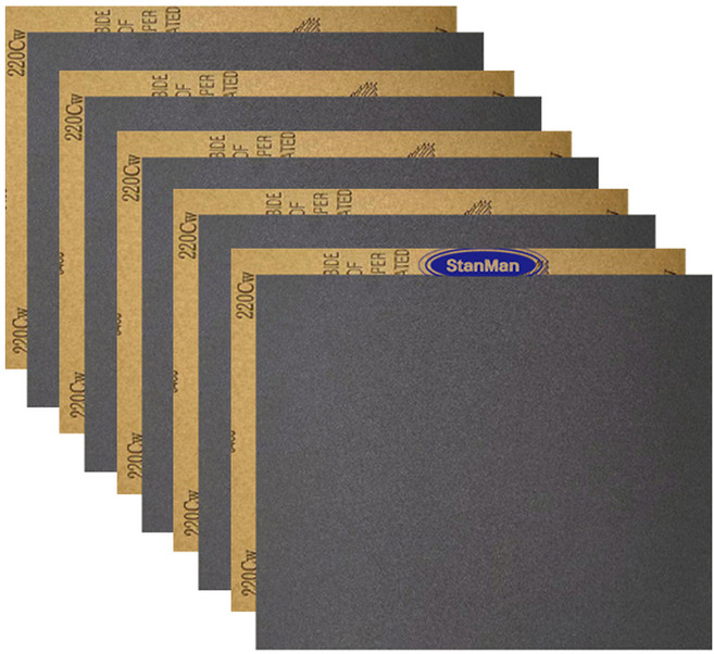 스탠맨 샌딩사포 220방, 10개