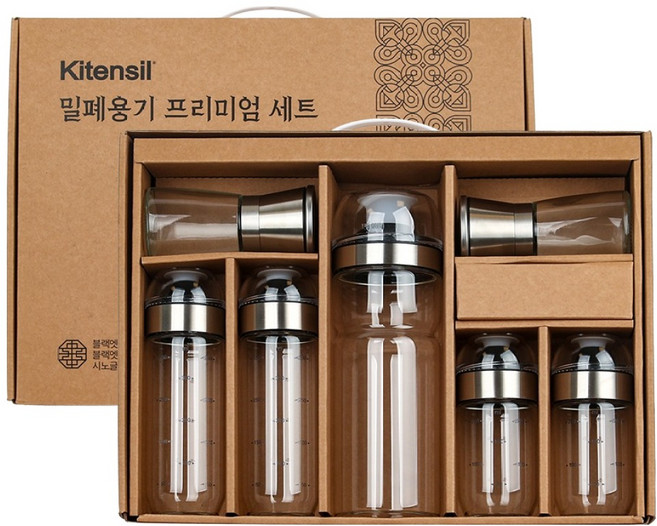 키텐실 블랙엣지 에디션 내열유리 오일병 프리미엄 세트, 1세트
