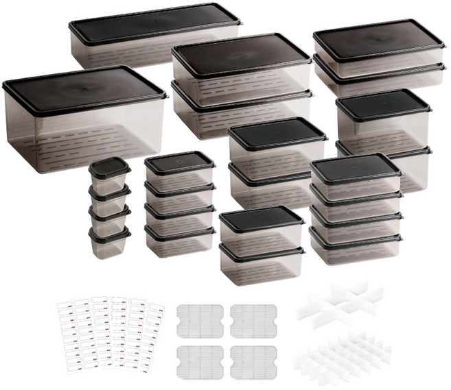 비트리 냉동 정리용기 혼합 35p 세트, 1개