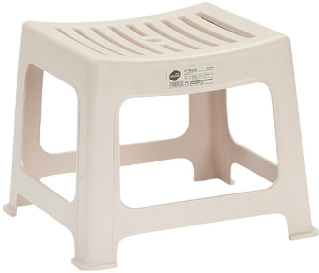 더자카 에어플로우 물빠짐 욕실의자, 아이보리