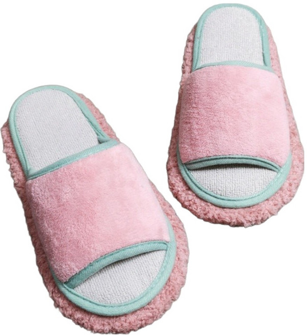 오템 청소 슬리퍼 바닥 청소 슬리퍼 M, 핑크, 1개