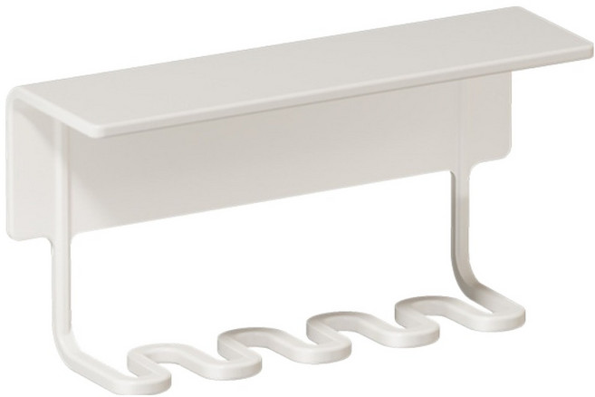 온예리 공중 부양 칫솔 걸이 4구, 화이트, 1개