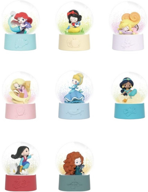 52TOYS 迪士尼 公主D baby 星語水晶球 盲盒8件組, 1套