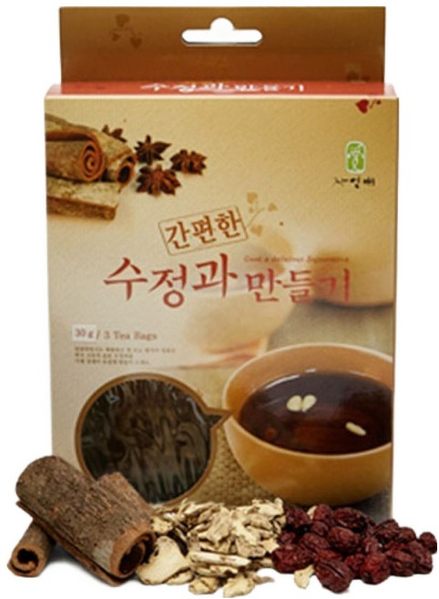 자연애 간편한 수정과 만들기 3p, 30g, 1개