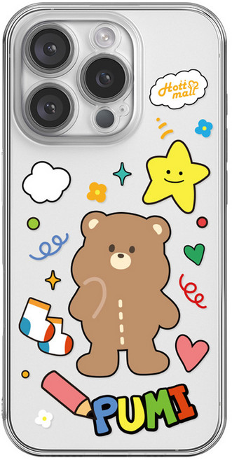 핫티몰 해피트리오 푸미 휴대폰 케이스