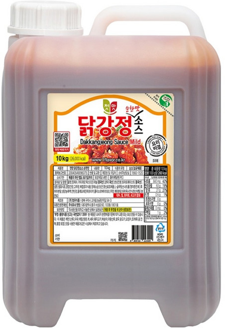 첫맛 닭강정 소스 순한맛, 10kg, 1개