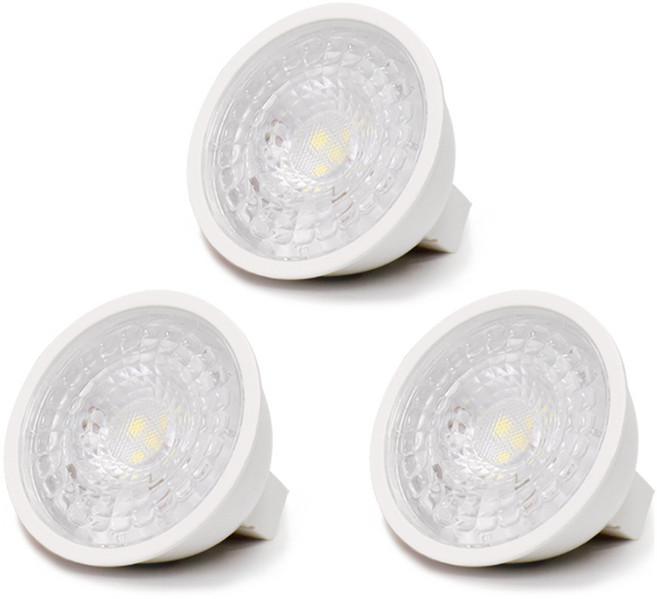 블루밍 LED 할로겐 램프 전구 MR16 5W/L-S, 전구색, 3개