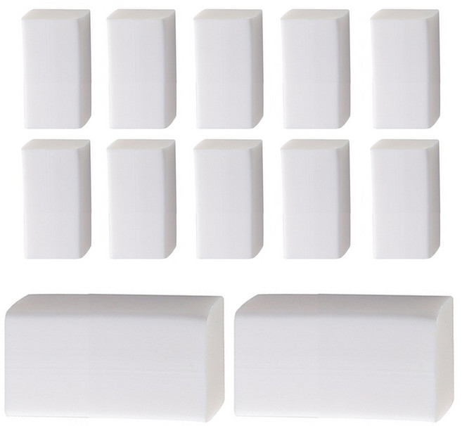 다다 잘지워지는 가성비 클린 소프트 지우개, 화이트, 12개