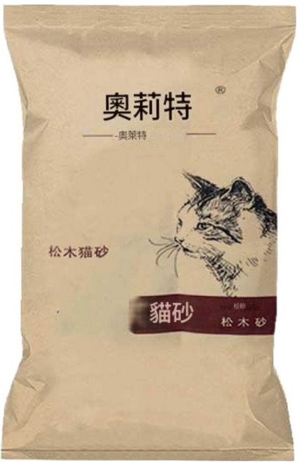 AOLITE 奧利特 天然松木貓砂, 1個, 15kg, 松木香