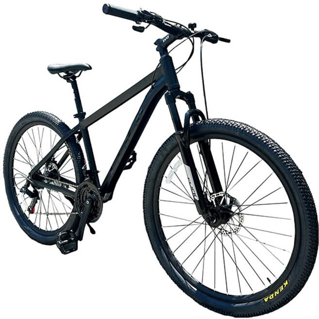 클릭 알루미늄 시마노21단 MTB 자전거 제스트 27.5D 방문설치, 무광블랙, 1개, 180cm