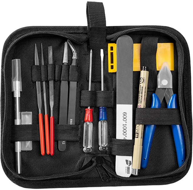 프라모델 기본 공구 입문자, 혼합색상, 1세트 - 쿠팡