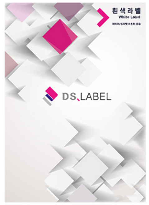 디에스라벨 레이저잉크젯 라벨지 흰색 DS3004 100p, 4칸, 1개