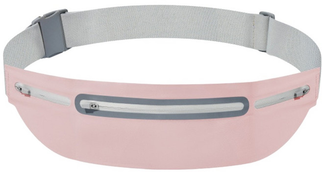 스포홀릭 3포켓 밀착 러닝벨트, 핑크, 1개