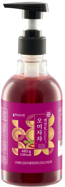 엔칸토 오미자차, 480g, 1개