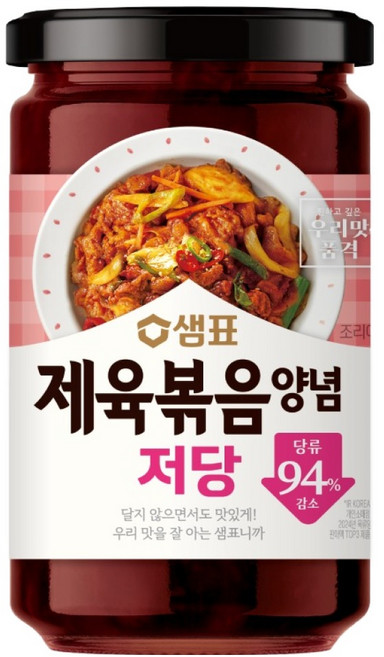 샘표 저당 제육볶음 양념, 440g, 1개