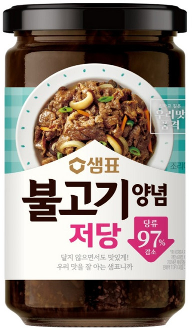샘표 저당 불고기 양념, 430g, 1개