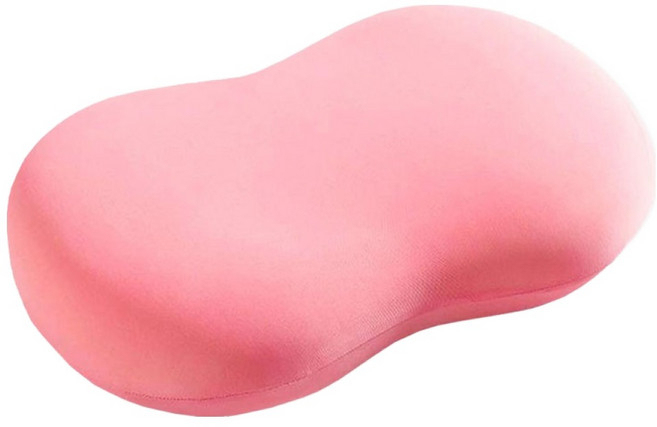 봄날애 말랑말랑 모찌쿠션 경추 숙면 메모리폼 베개, 핑크, 1개