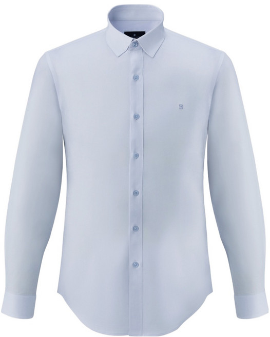 인디안 남성용 베이직 스트레치 드레스 셔츠