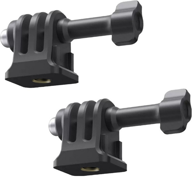 스페이스쉴드 액션포인트 3 프롱 핑거 1 / 4 홀 액션캠 삼각대 연결 변환 어댑터, 2개