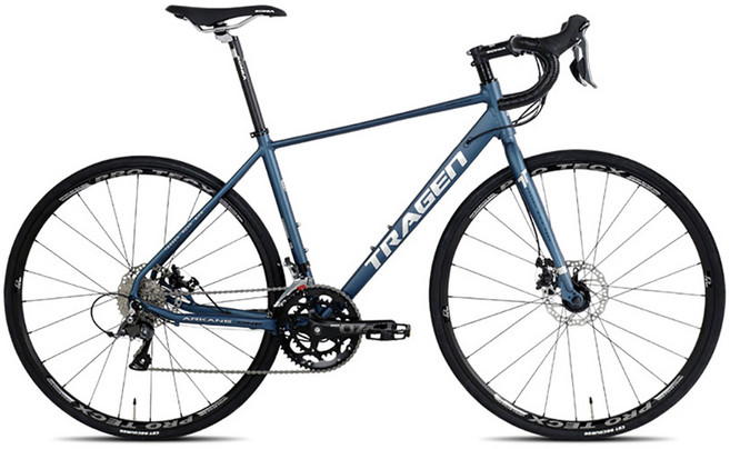 트라젠 아케인1 시마노 클라리스 16단 로드자전거 480mm 방문설치, 블루, 1개, 180cm