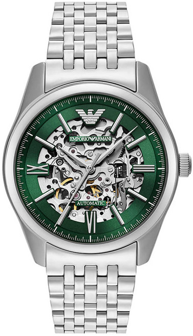 아르마니 남성용 안토니오 스켈레톤 메탈시계 AR60091 + 쇼핑백