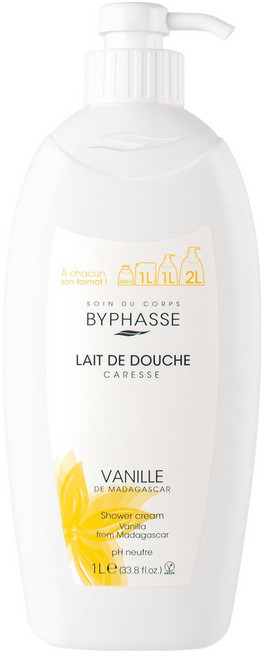 바이빠세 카레스 샤워크림 바닐라플라워, 1L, 1개