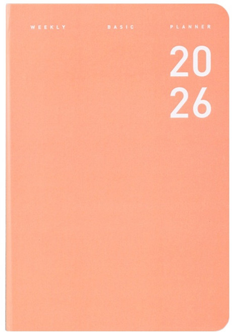 아르디움 2026 위클리 베이직 플래너, 핑크, 1개