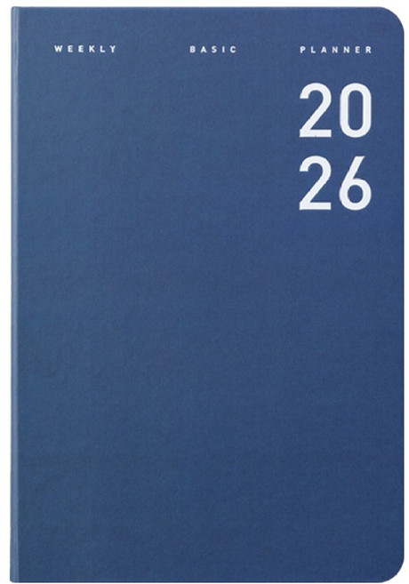 아르디움 2026 위클리 베이직 플래너, 네이비피오니, 1개